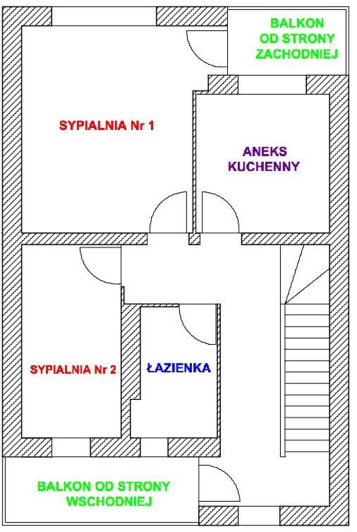 Pokoje Goscinne, Nadmorska 3 乌斯特卡 外观 照片